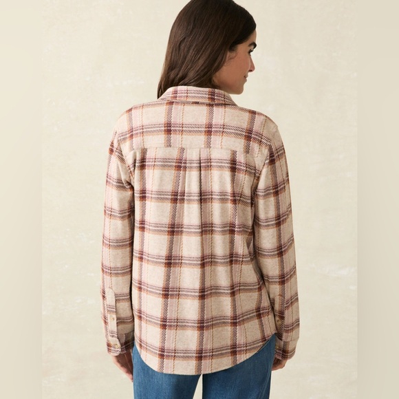 Faherty Legend™ Classic Sweater Shirt - Cranberry Haze XXL Button Down Classic. - Picture 2 of 11